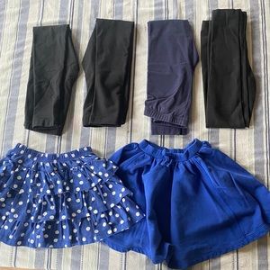 Hanna Anderson leggings and skirts